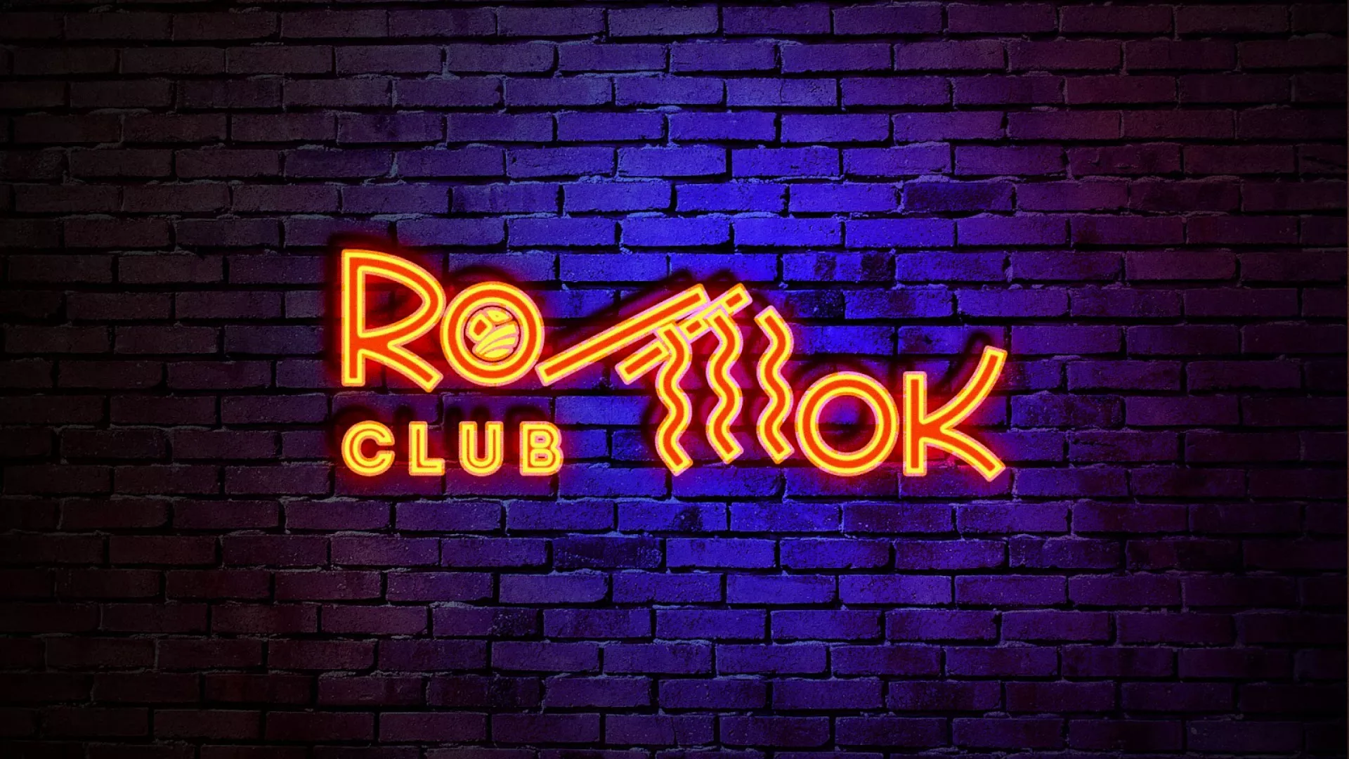 Разработка интерьерной вывески суши-бара «Roll Wok Club» в Жердевке